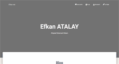 Desktop Screenshot of efkan.net