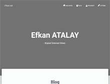 Tablet Screenshot of efkan.net